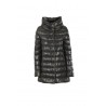 Short HERNO down jacket with ecofur cuffs and bottom