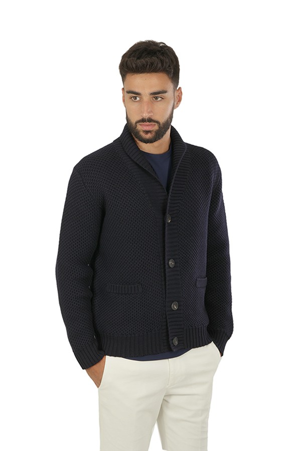Cardigan Tagliatore Blu