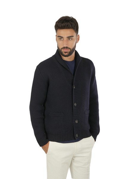 Cardigan Tagliatore Blu