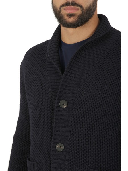 Cardigan Tagliatore Blu