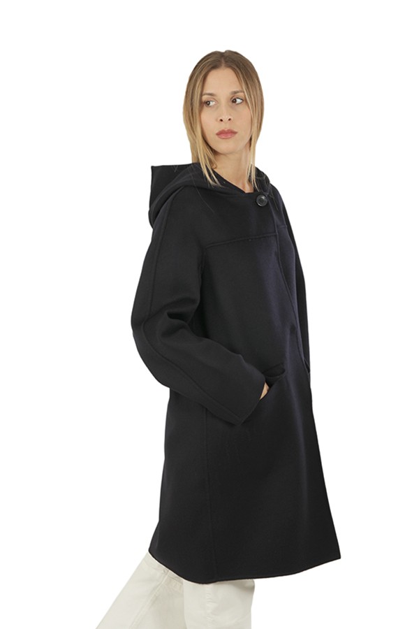 Cappotto Paltò Blu