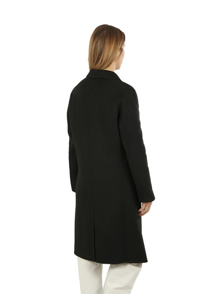 Cappotto Paltò Nero Doppiopetto