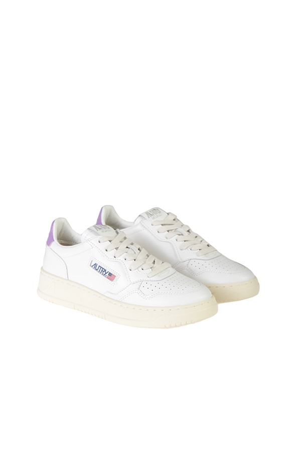 Sneakers Autry Medalist Low Bianco Viola