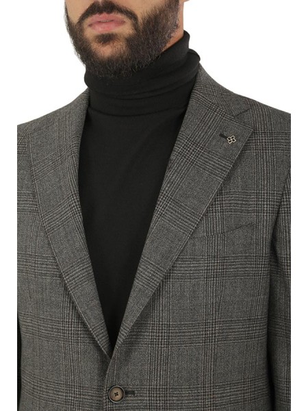 Prince of Wales Grey TAGLIATORE Suit