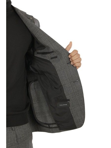 Prince of Wales Grey TAGLIATORE Suit