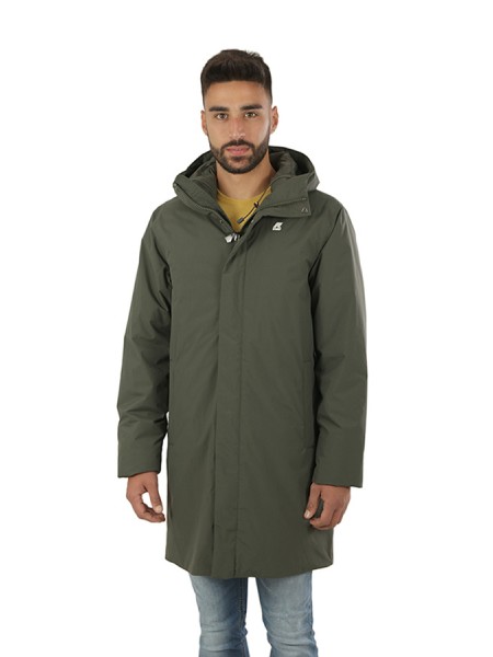 Giubbino K-Way Thomas Warm Ottoman Green/Blackish