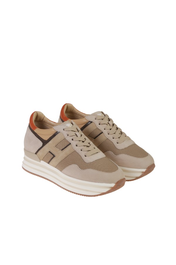 Hogan Donna Midi H222 Sneakers HOGAN Midi H222 Beige
