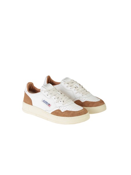 Sneaker Autry Medalist Low Bianco/Cuoio