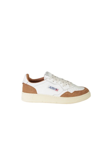 Sneaker Autry Medalist Low Bianco/Cuoio