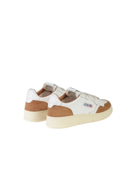 Sneaker Autry Medalist Low Bianco/Cuoio