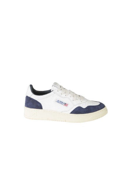 Autry Medalist Low White/Blue Sneaker
