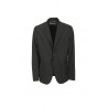 Herno blazer in black scuba