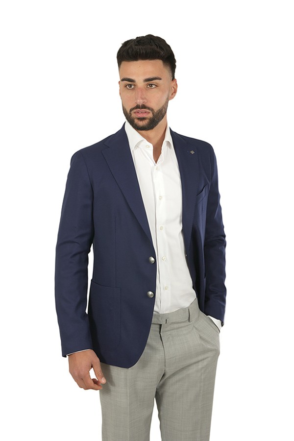 Giacca Tagliatore Blu Navy