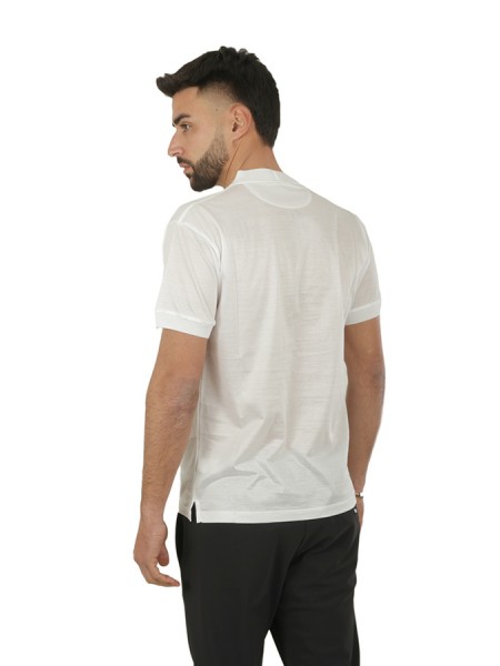 T-shirt Tagliatore Girocollo Bianco