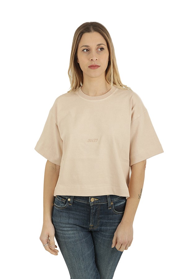 T-shirt Autry Cropped Rosa
