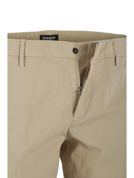 Gaubert Silm DONDUP trousers in beige gabardine