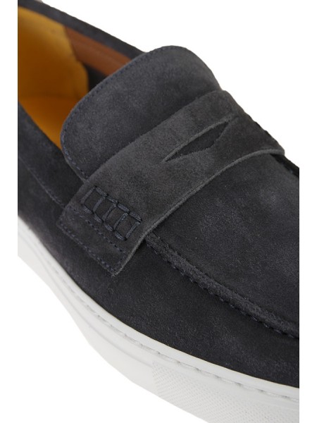 Midnight Blue Moccasin DOUCAL'S Shoe