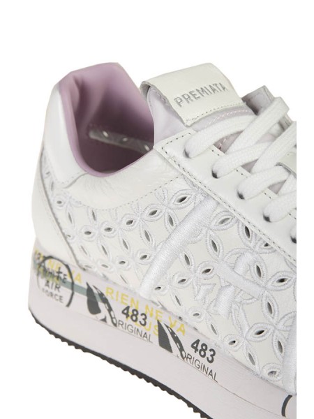 Sneakers Premiata Conny Bianco/Lilla
