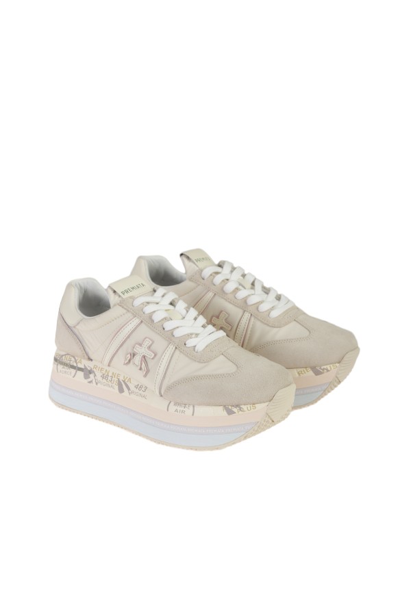 Sneakers Premiata Beth Beige/Multicolor