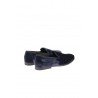 Doucal's moccasin in blue velvet