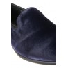 Doucal's moccasin in blue velvet