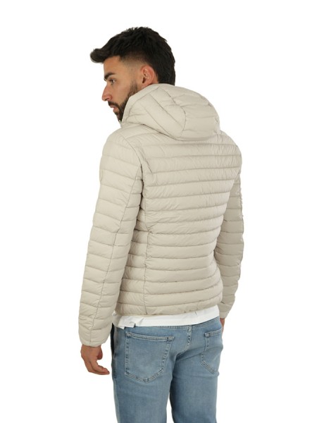 Animal Free Cael SAVE THE DUCK Hooded Down Jacket Rainy Beige