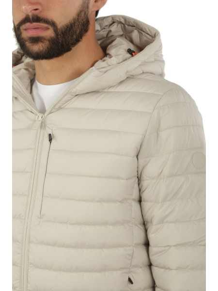Animal Free Cael SAVE THE DUCK Hooded Down Jacket Rainy Beige
