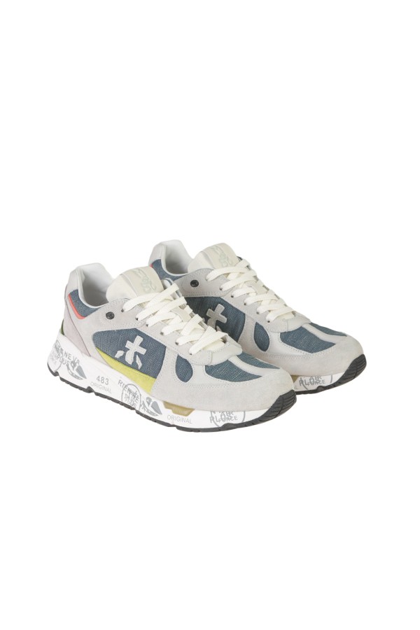 Sneakers Premiata Mase 6623 Grigio/Blu Denim