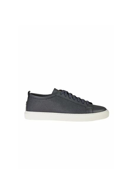 Sneaker Henderson Baracco in Pelle Traforata Blu