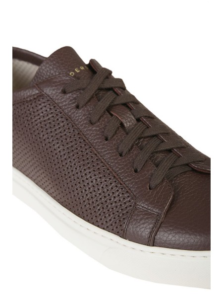 Sneaker Henderson Baracco in Pelle Castano