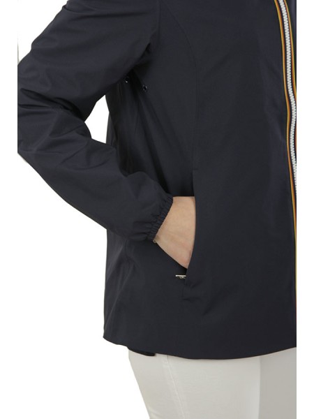 Giubbino K-Way Marguerite Strech Poly Jersey Blue