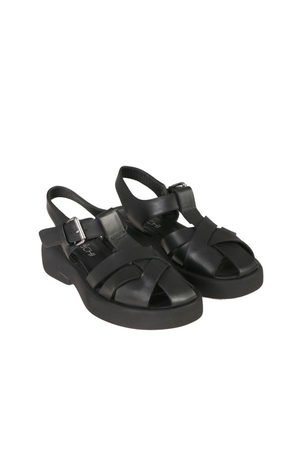 Calzature Elena Iachi Rivenditori Black ELENA IACHI Semi-Open Shoe