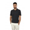 Drumohr Cotton Polo Shirt Blue