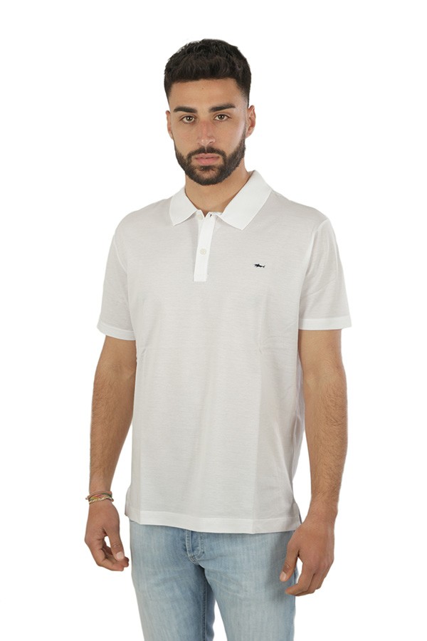 Polo Paul & Shark Maniche Corte Bianco