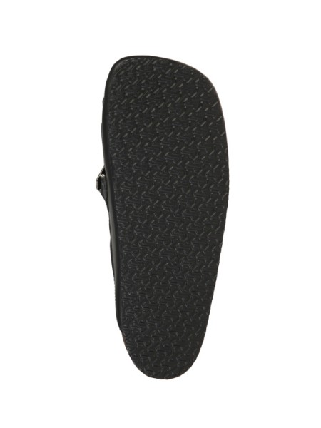 Sabot Elena Iachi in Pelle Nero con Fibbia