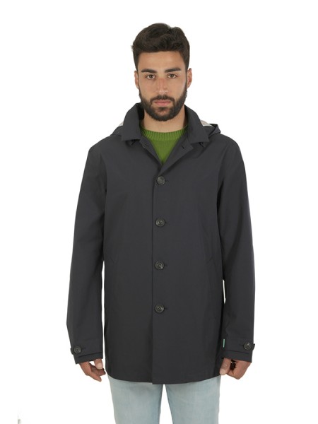 Impermeabile Save the Duck Benjamin Blu Black