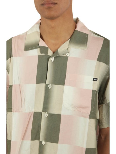 Camicia Vans a Scacchi Verde/Rosa