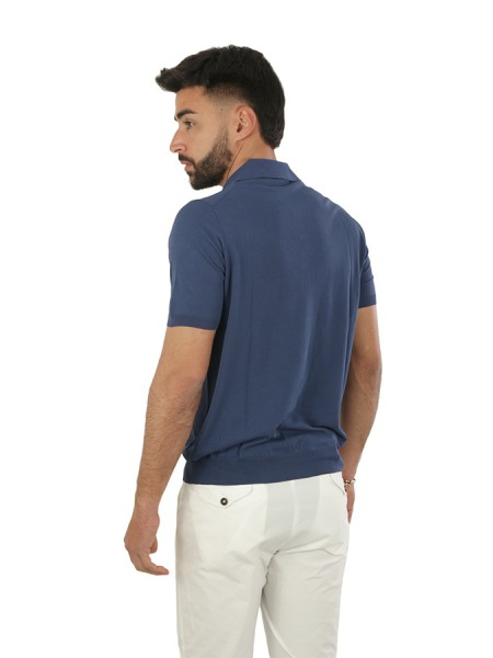 Polo Jeordies Blu Lavato