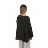 Blusa Antonelli Firenze in Seta Nero