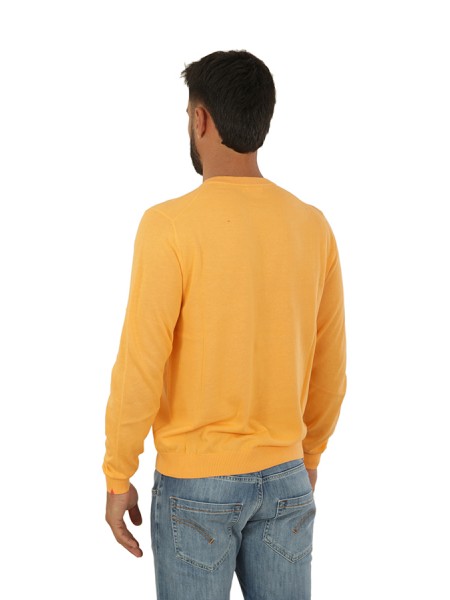 Maglia SUN68 girocollo Round Neck Solid Arancio