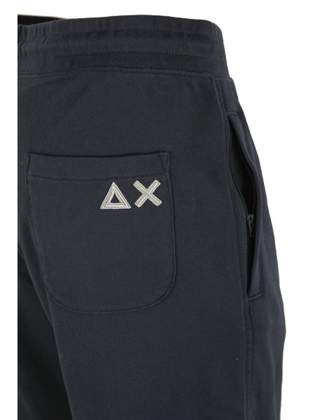 SUN68 fleece Bermuda shorts Navy Blue