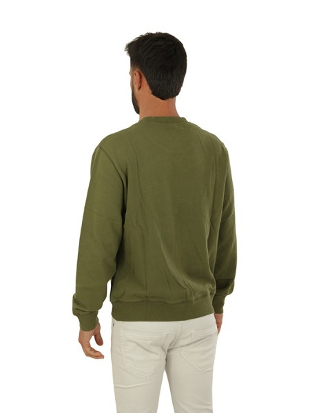 Felpa SUN68 Girocollo Verde Scuro