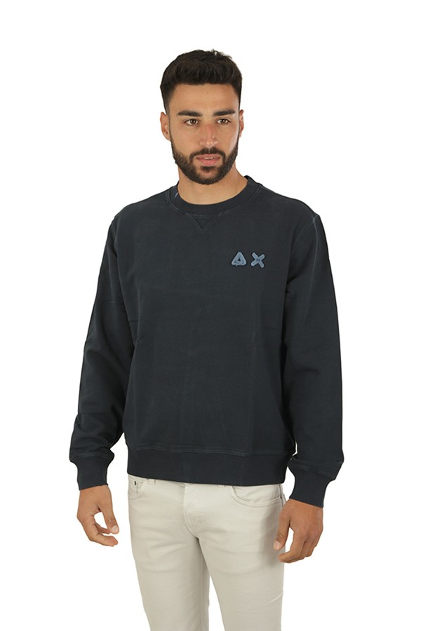 Sweatshirt Sun 68 Felpa Sun68 Felpa Gialla Uomo Felpa Uomo Felpe