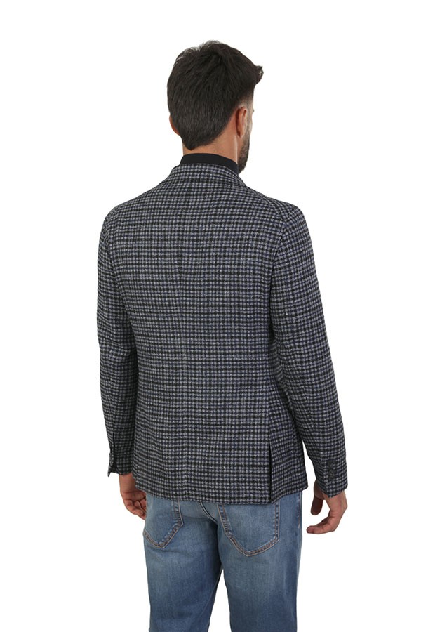 Giacca Monopetto Giacca Quadretti Uomo Giacca Tagliatore Monopetto