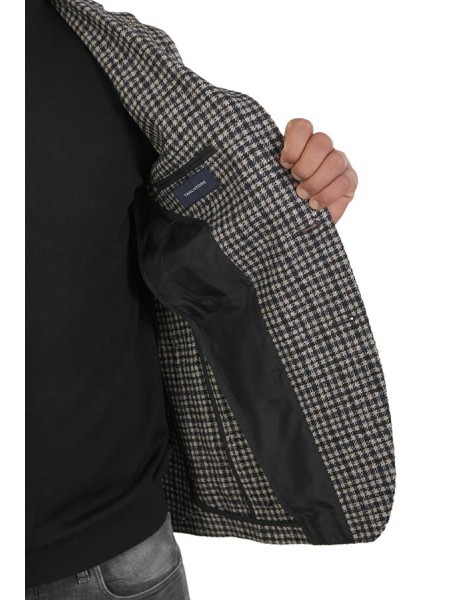 Giacca Tagliatore Monopetto Marrone/Blu