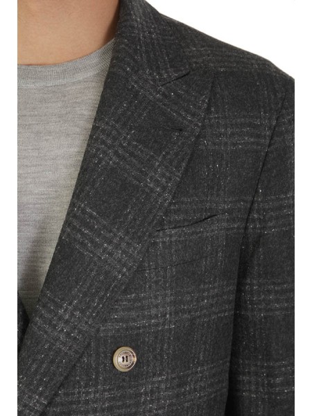 Prince of Wales Anthracite BRUNELLO CUCINELLI Suit