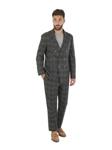 Prince of Wales Anthracite BRUNELLO CUCINELLI Suit
