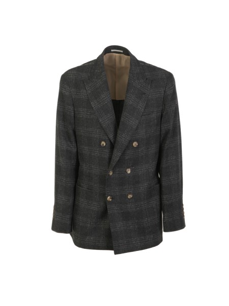 Prince of Wales Anthracite BRUNELLO CUCINELLI Suit