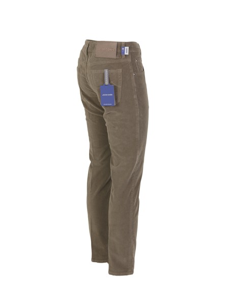 Pantalone Jacob Cohen Scott Beige in Velluto a Coste