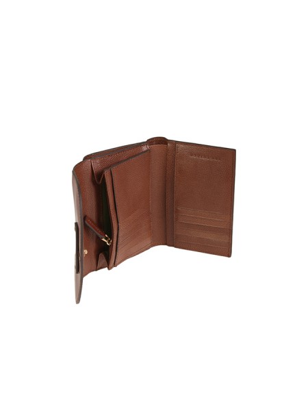 Portafoglio The Bridge in Pelle Marrone